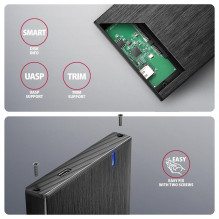 HDD PRIEDŲ DĖŽUTĖ 2,5' / USB3.2 EE25-XA6C AXAGON
