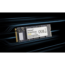 SSD, INTENSO, MI500, 500GB, M.2, NVMe, 3D NAND, Write speed 4000 MBytes / sec, Read speed 5300 MBytes / sec, 4mm, TBW 30