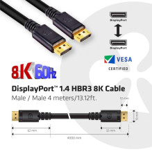 CABLE DP 4M / M / M CAC-1069B CLUB3D