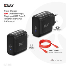 MOBILE TRAVEL CHARGER USB-C / PPS 65W CAC-1905EU CLUB3D