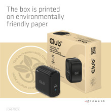 MOBILE TRAVEL CHARGER USB-C / PPS 65W CAC-1905EU CLUB3D