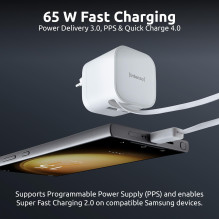 MAITINIMO ADAPTERIS 1XUSB-A / 1XUSB-C / JUODAS 7806522 INTENSO