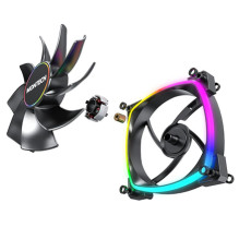 CASE FAN 140MM / RX140 PWM BLACK MONTECH