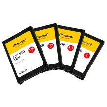 SSD, INTENSO, 256GB, SATA 3.0, SLC, Write speed 500 MBytes / sec, Read speed 520 MBytes / sec, 2,5", 3812440