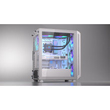 Case, ENDORFY, ATX / micro ATX / Mini-ITX, White, Midi Tower, PC, EY2A018
