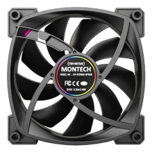 CASE FAN 120MM / RX120 PWM BLACK 3 IN 1 MONTECH