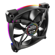 CASE FAN 120MM / RX120 PWM BLACK 3 IN 1 MONTECH