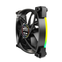 Korpuso ventiliatorius 120 mm / RX120 PWM juodas 3 viename „Montech“