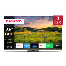 Televizorius, THOMSON, 65", 4K Ultra HD, 3840 x 2160 pikselių, plokščias, QLED, 65QG5C14