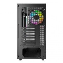 Case, MONTECH, XR, MidiTower, Not included, ATX, MicroATX, MiniITX, Colour Black, XR(B)