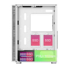 Case, MONTECH, X3 Glass, MidiTower, Case product features Transparent panel, Not included, ATX, MicroATX, MiniITX, Colou
