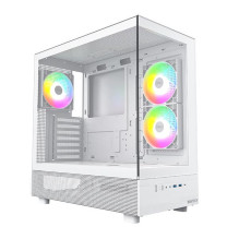 Case, MONTECH, XR, MidiTower, Not included, ATX, MicroATX, MiniITX, Colour White, XR(W)