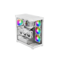 Korpusas, XILENCE, ATX / micro ATX / Mini-ITX, baltas, Midi Tower, PC, X818.W.ARGB