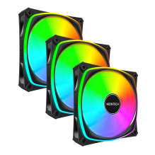 CASE FAN 120MM / AX120 PRO BLACK 3 IN 1 MONTECH