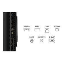 Televizorius, TCL, 65 colių, 4K Ultra HD, 3840 x 2160 pikselių, plokščias, 16:9, QLED, 65P8K