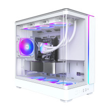 Case, MONTECH, micro ATX / Mini-ITX, White, Midi Tower, PC, KING 15 PRO, KING15PRO(W)