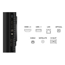 TV Set, TCL, 75 ", 4K Ultra HD, 3840 x 2160 pixels, Flat, 16:9, QLED, 75P8K