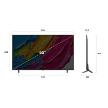Televizorius, LG, 65 colių, 4K Ultra HD, 3840 x 2160 pikselių, plokščias, 16:9, QNED, 65QNED80A3A