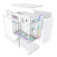 Korpusas, MONTECH, KING 95 PRO (W), MidiTower, Neįskaičiuota, ATX, MicroATX, MiniITX, Spalva balta, KING95PRO(W)