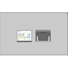HIGROMETAS / TERMOMETRAS / LAIKRODIS / MTHM01 MOVA