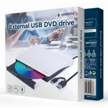 DVD RW USB3 / USB-C 8X EXT RTL / DVD-USB-031-BW GEMBIRD