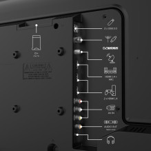 Televizorius, THOMSON, 43", 4K Ultra HD, 1920 x 1080 pikselių, plokščias, 16:9, LED, 43FD2S13
