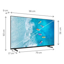 Televizorius, THOMSON, 43", 4K Ultra HD, 3840 x 2160 pikselių, plokščias, 16:9, LED, 43UG4S15