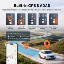 DASHCAM 4K SET / A810S-2 70MAI