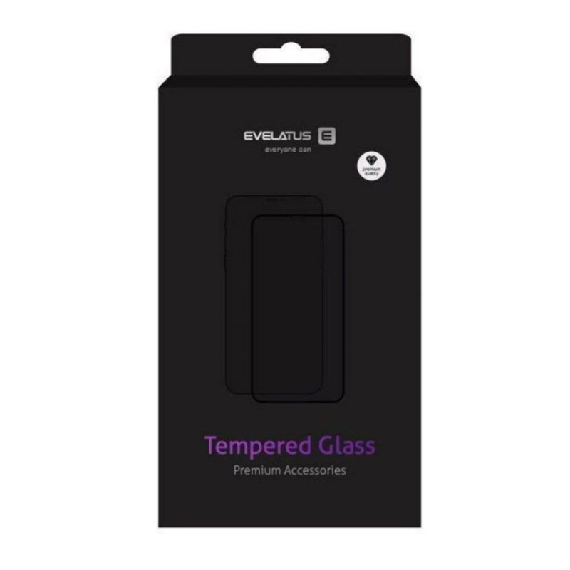 Evelatus Xiaomi Redmi Note 13 Pro 2.5D Full Cover Glass Anti-Static Black