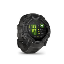 „Garmin Instinct 3“ – 50 mm, AMOLED juodas su tamsiai pilkos spalvos dirželiu / 010-03020-00