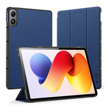 Dux Ducis Xiaomi Redmi Pad 2 Pro Domo Series Tri-fold Stand PU Leather Tablet Cover Blue