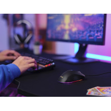 MOUSE USB OPTICAL GAMING / GXT924 YBAR+ BLACK 24890 TRUST