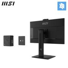 LCD monitorius, MSI, PRO MP275QPDG, 27 ', verslo, pasukamas, pasukamas, reguliuojamas aukštis, pakreiptas, matinis, skyd