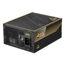 Power Supply, MSI, MEG AI1600T PCIE5, ATX 3.1, 1600 Watts, Efficiency 80 PLUS TITANIUM, MEGAI1600TPCIE5