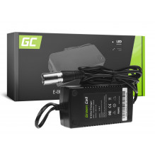 Green Cell Battery Charger 42V 2A (XLR 3 PIN), skirtas E-BIKE 36V