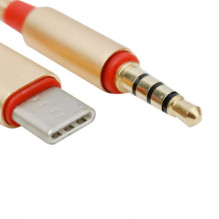 Riff KY-126 USB-C (Type-C) to 3.5mm Audio cable Gold