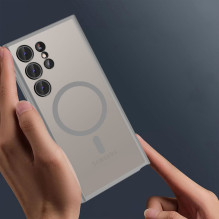 Tech-Protect Tech-Protect MagMat MagSafe case for Samsung Galaxy S24 Ultra - titanium matte