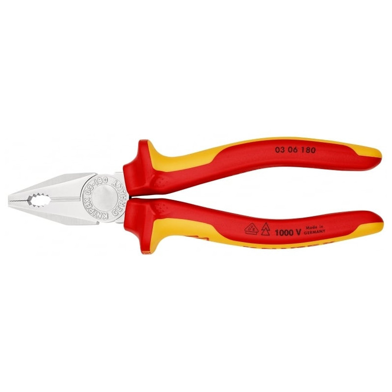 Kombinuotos izoliuotos replės KNIPEX 0306180