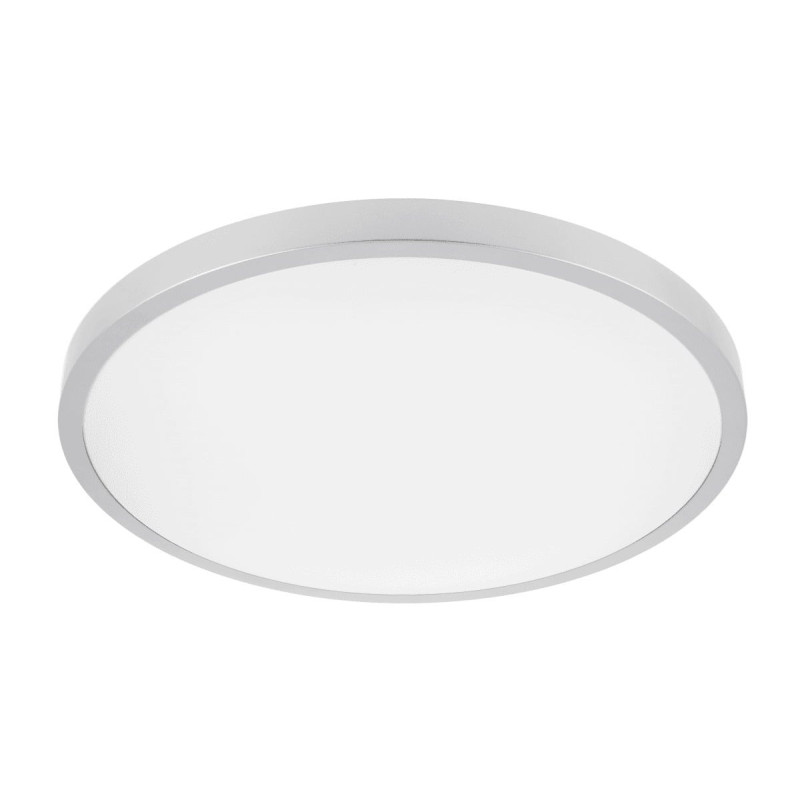 ATOL LED lubinis šviestuvas (32W, 2560lm, 4000K, sidabrinis, apvalus) GTV LD-ATOL32W-NW-02