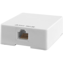 RJ45 wall socket LK-WP-033 (1 socket, UTP Cat.6A, crossover)