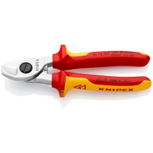 Insulated pliers for electric cable KNIPEX 9516165 (Ø15mm / 50mm2, 165mm, 1000V)