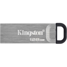 Kingston USB Flash Drive DataTraveler Kyson 128 GB, USB 3.2 Gen 1, Black / Grey