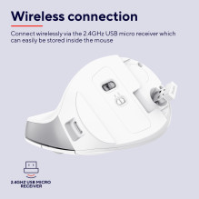 MOUSE USB OPTICAL WRL BAYO II / ERGO WHT 25398 TRUST MOUSE USB OPTICAL WRL BAYO II / ERGO WHT 25398 TRUST