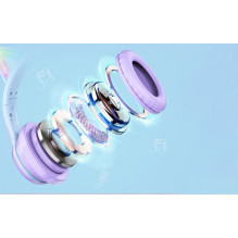 Onikuma B90 RGB Cat Ear Blue / Purple