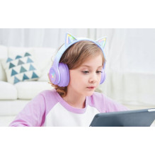 Onikuma B90 RGB Cat Ear Blue / Purple