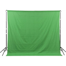GlareOne Green Screen Fabric backdrop 3×3 m