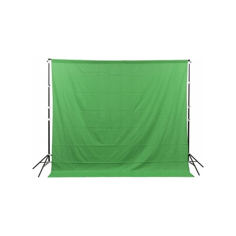 GlareOne Green Screen Fabric backdrop 3×3 m