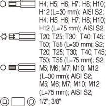 Yato Yato Wkładka narzędziowa z wyposażeniem 40szt. (YT-5538)