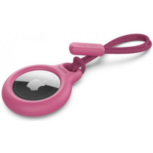 BELKIN Secure AirTag Holder with Strap Pink