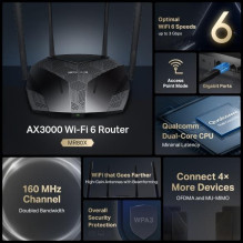 Wireless Router, MERCUSYS, Wireless Router, IEEE 802.11a, IEEE 802.11b, IEEE 802.11g, IEEE 802.11n, IEEE 802.11ac, IEEE 